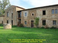 115 Visite guidée du prieuré de CHARRIÈRE à CHATEAUNEUF DE GALAURE  (30)